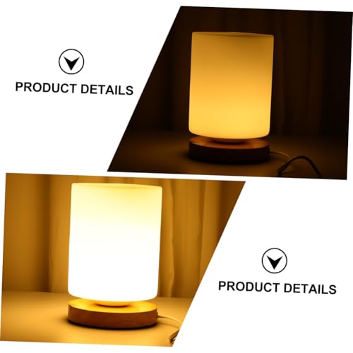 Lámpara de mesa nocturna LED ajustable con carga USB miniatura 4