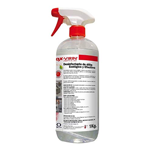 desinfectante OX-VIRIN PRESTO AL USO 1 LITRO con dosificador