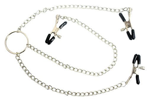 Eastern Delights Elite Clitoris Clamps, Nipple Clamps Vice Labia Clip with Soft Adjustable Rubber Clamps