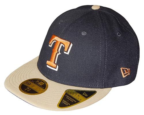 Gorra New Era Texas Rangers azul y marfil miniatura 2