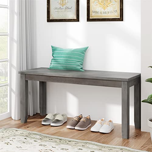 Zsedp 6 Piece Wooden Kitchen Dining Table Set Farmhouse Rustic Dining Table Set With Cross Back 4 Chairs And 1 Bench #TOP3