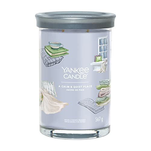 Yankee Candle Signature Scented Candle, A Calm & Quiet Place, Large Tumbler
