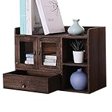 【Platzsparend】 Sparen Sie Platz auf dem Schreibtisch und verhindern Sie, dass das Büro, die Küche, das Badezimmer oder das Schlafzimmer unordentlich werden. Es eignet sich sehr gut zum Aufbewahren von Büchern, Büromaterial, Gewürzflaschen, Pflanzen und wertvollen Souvenirs.