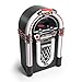 Victrola Mayfield Full Size Jukebox, 3-Speed Belt Driven Turntable with Stereo Speakers & Subwoofer, Wireless Bluetooth Music Streaming, FM Radio, Premium Cartridge, LED Lights, Easy Setup