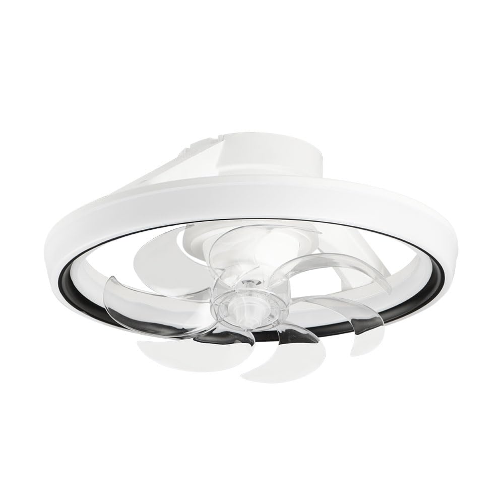 Orbegozo CP 149035 - Ventilatore da soffitto BOX FAN DC, diametro pale 33 cm, 6 velocità, luce LED 40 W SMD 3600 lumen, silenzioso