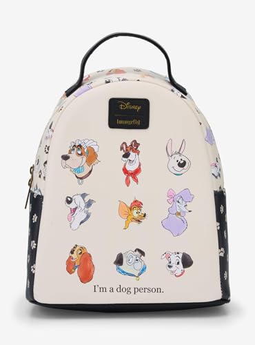 Loungefly Disney I'm A Dog Person Mini Backpack BLACK NONE