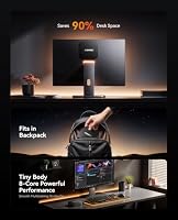 ACEMAGICIAN K1 Mini PC,AMD Ryzen 7 7730U (8C/16T),16GB LPDDR4 512GB M.2 SSD – Ansicht 9