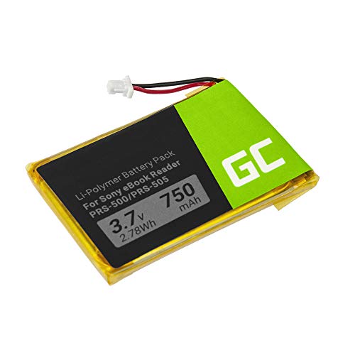 Green Cell u00ae Batería 1-756-769-11 LIS1382(J) para E-Book Sony Portable Reader System PRS-500 PRS-500U2 PRS-505 PRS-505LC PRS-505RC PRS-505SC PRS-505SCJP PRS-700 PRS-700BC, (Li-Pol 750mAh 3.7V)
