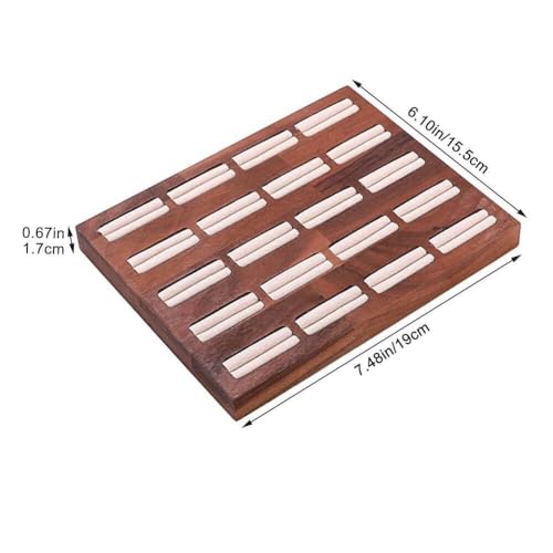 Boîte à bijoux en bois 20 emplacements cadeau idéal pour elle