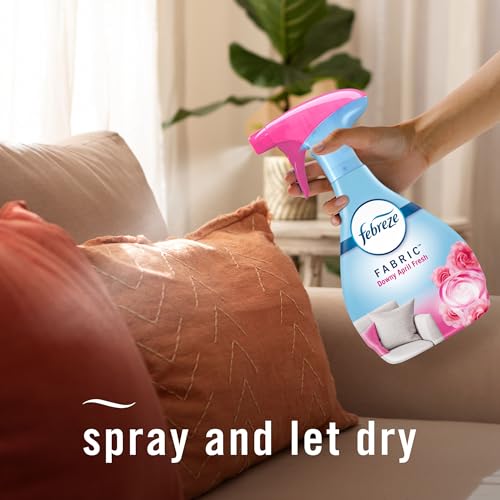 Image of Febreze Fabric Spray Air Freshener, Odor-Fighting Fabric Refresher, Sneaker Balls Alternative, Couch Cleaner, Linen Spray, Multi-Use, Downy April Fresh Scent, 23.6 fl oz