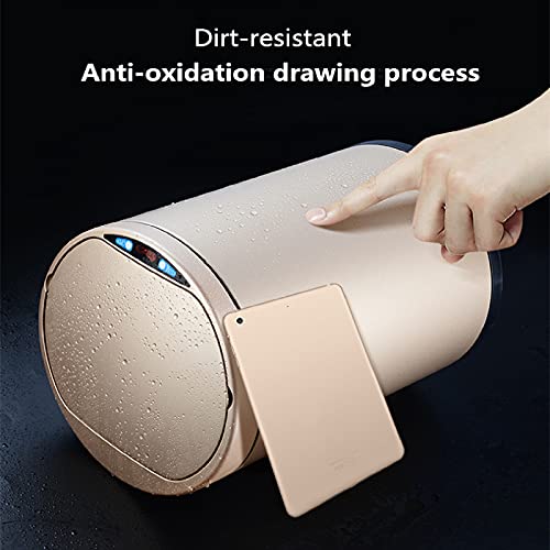 Slimme prullenbak roestvrijstalen bewegingssensor inductie automatische thuis geschikt voor woonkamer keuken badkamer… - Image 6