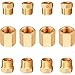 Price comparison product image Minimprover 12 PCS Brass Inverted Flare Brake Line Assortment (4 Unions 8 Nuts) Fitting For 3/16" Tube (3/8"-24 Inverted Threads) Automotive Brake Line Systems