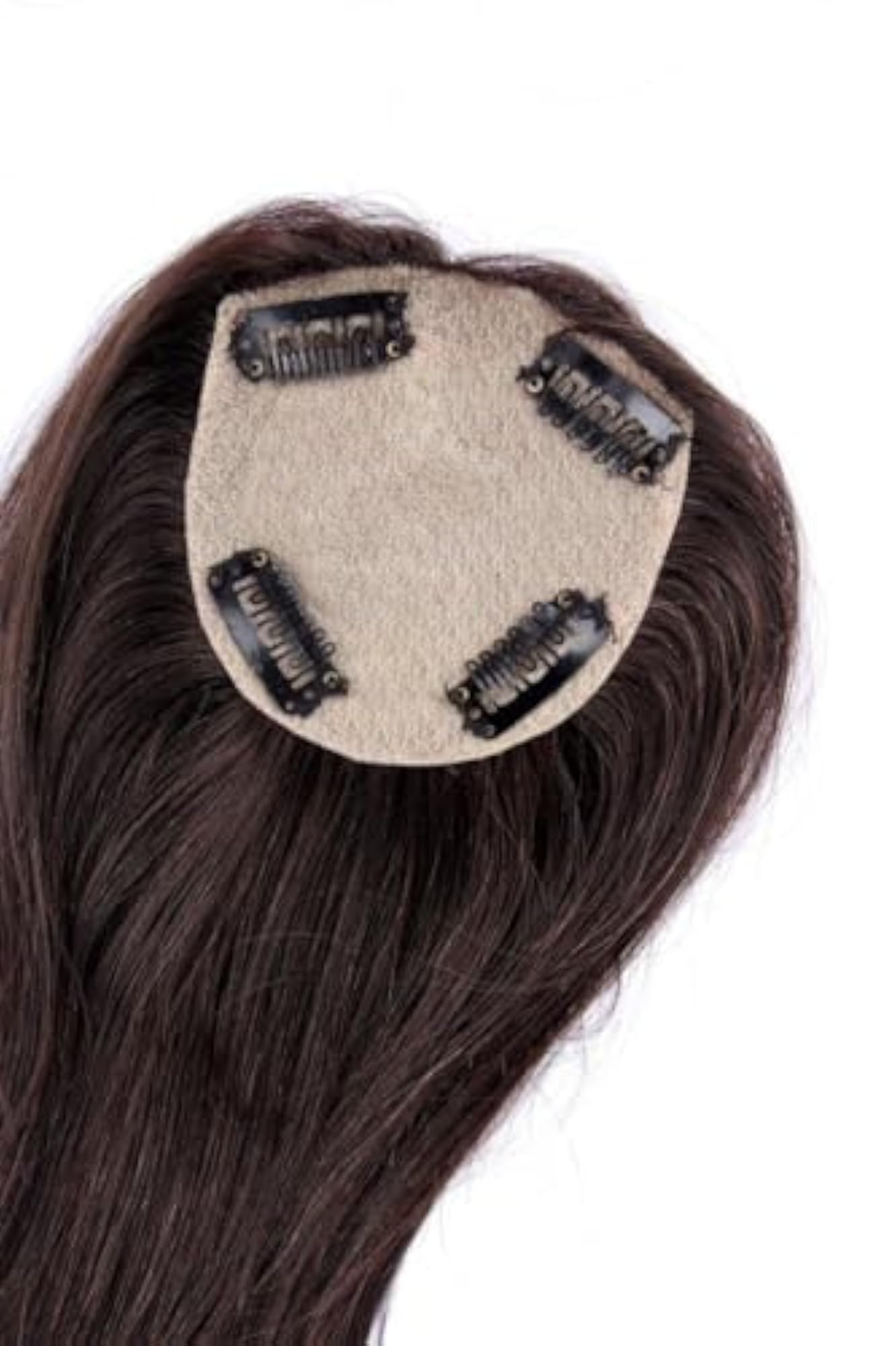 3X3" Clip-In Invisible Silk Base Hairpieces Topper