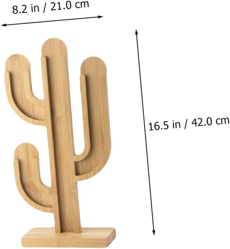 Cactus Coffee Pod Stand Organizer with Large Capacity Compact Design Detachable Base for Kitchen Bar Office Countertop Storage Display Rack