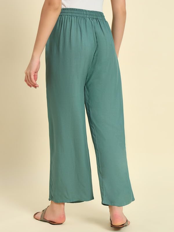 Image of Soft Colors Women Regular Fit Pocket Palazzo