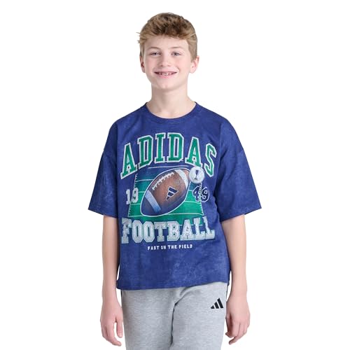 Image of adidas Boys Sports Theme Short Sleeve Tee