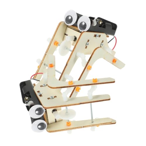 YARNOW 2 Juegos Robot araña Juguete DIY científico para araña Robot de Juguete Playthings para Juguete de Experimento científico Juguete Experimento científico Madera