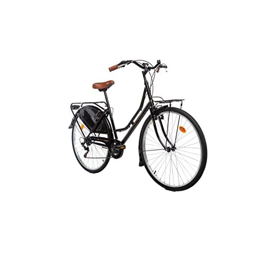 Moma - Bicicleta Paseo Holandesa Citybike, Shimano, 6 velocidades, Ruedas de 28"