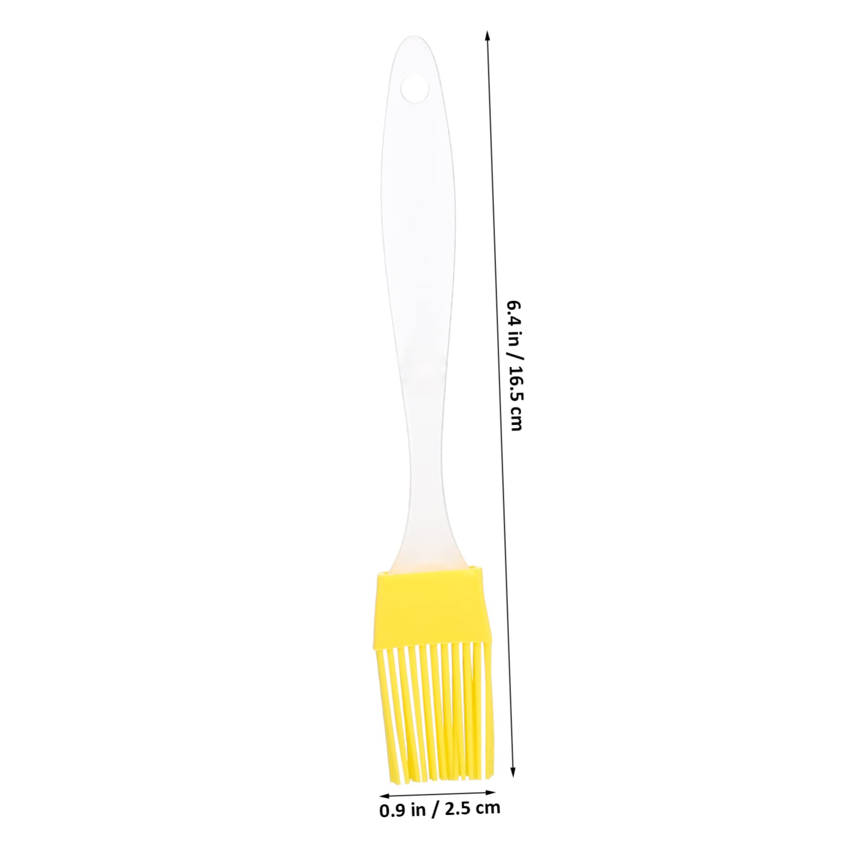 Ciieeo 2 Silicone Oil Brushes for Cooking Baking Soft Bristles Easy to Grip Handle Non-slip for Kitchen Outdoor Use
