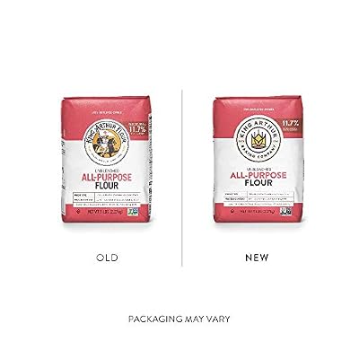 King Arthur Flour All Purpose Unbleached Flour, Non-GMO Project Verified, Certified Kosher, No Preservatives, 2 Pounds (Pack of 12)