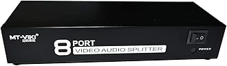 MT-VIKI 8 Way 3 RCA Splitter Composite Video Audio Distribution (1 in 8 Out)