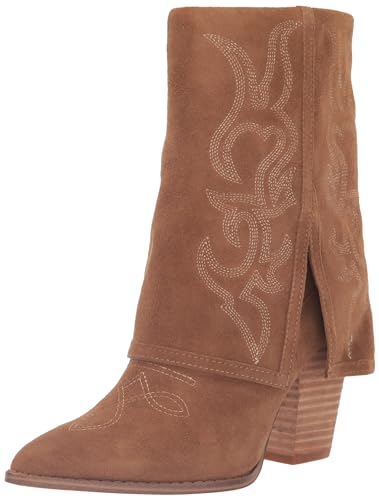 Bottes Layne Western Steve Madden en daim cognac pour vos looks de saison