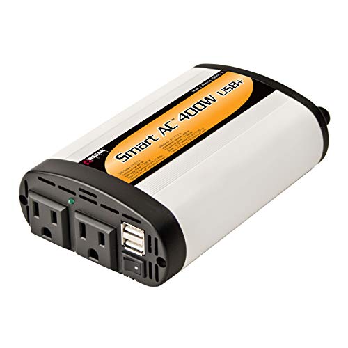 Wagan TrueRated(TM) 400 Watt 5V 2.1 Amp Continuous Power Inverter with USB Charging Ports - EL2003-5