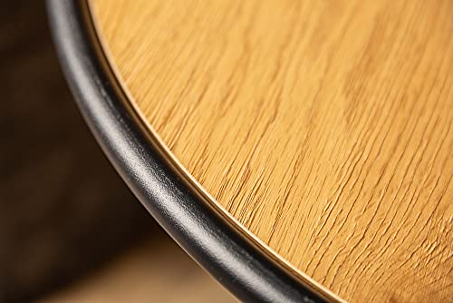 Riess Ambiente Design Couchtisch Studio 55cm Eichenoptik mit Sitzhocker aus Samt Wohnzimmertisch Tisch Sofatisch – Bild 7