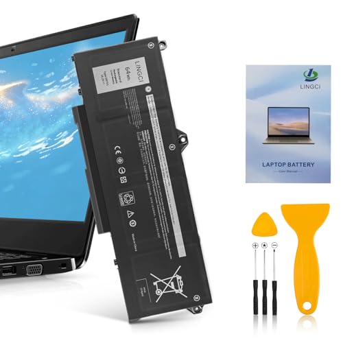 Image of GRT01 Battery Replacement for Dell Latitude 5421 5431 5521 5531 Precision 3470 3561 3571 3581 3591 Mobile Workstation Alienware m17 R5 AMD Gaming 00P3TJ 0P3TJ 0R05P0 05RGW 64Wh 15.2V