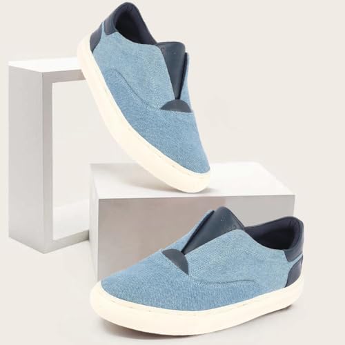 Image of FAUSTO Men Canvas Sneaker Pull-On Shoes