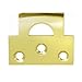 Deltana 178UST Solid Brass Universal Strike Plate, Polished Brass