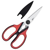 Left Handed Kitchen Scissors, Bailaipor Left Hand Kitchen Poultry Shears Tools All Purpose Heavy Duty