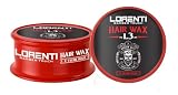 Lorenti Hair Wax L3 X-Treme Hold 150 ml – Cera para el cabello extrafuerte para hombre, cera para el pelo, cera para el pelo, cera para el pelo, cera para hombre, cera de peluquería, pomada