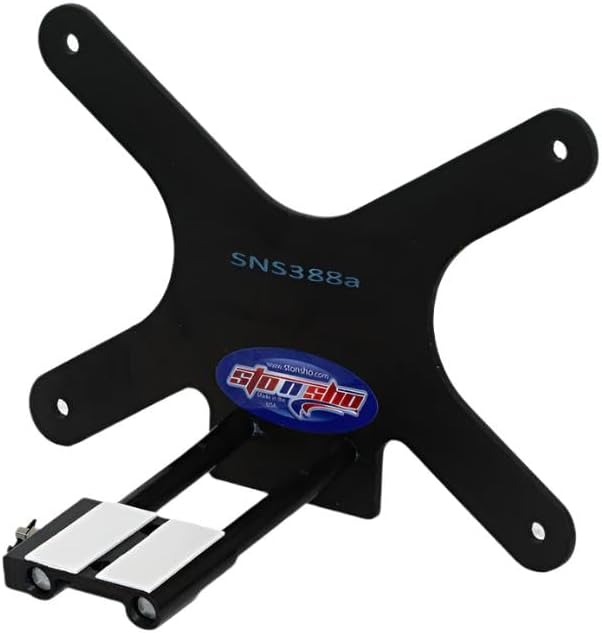 STO N SHO Front License Plate Bracket Compatible with 2024-2025 Porsche Cayenne/Cayenne S WITH adaptive cruise control (Without SportDesign Package)