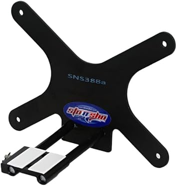 STO N SHO License Plate Bracket Made for 2024-2025 Porsche Cayenne/Cayenne S with Adaptive Cruise Control Without SportDesign Package