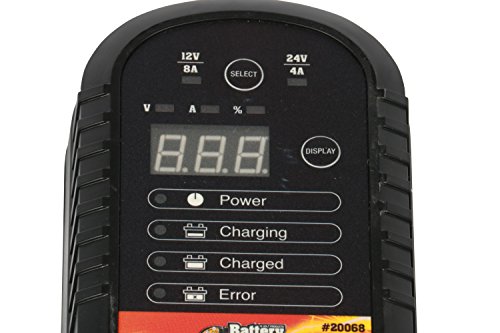Wirthco 20068 Battery Doctor Black Cec Certified Smart Battery Charger And Maintainer (12V To 24V, 4 Amp To 8 Amp) #TOP6