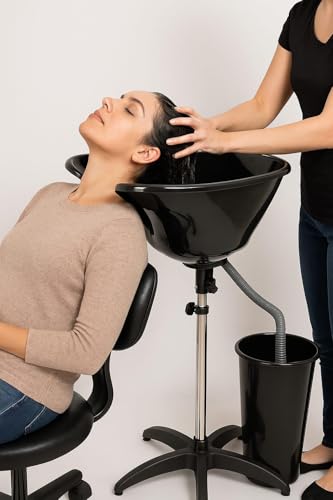 Image of Portable Shampoo Standy | Adjustable Foldable Hair Washing Basin | Portable Hair Wash Sink for Home, Salon, Elderly, Travel | Easy to Use & Clean
