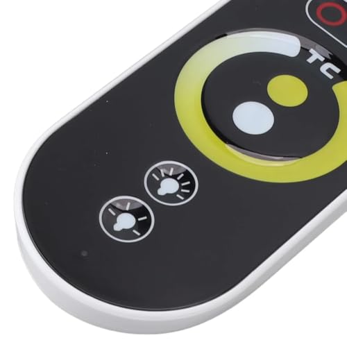 Image of JACKAL LED Strip Controller with Touch Remote, Dual White CCT Dimmer 6A x 2CH, Warm Cool White Adjustable, RF Remote Control for LED Strip Light, Ceiling, Cabinet