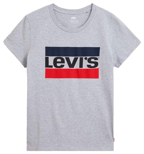 Levi's Damen The Perfect Tee T-Shirt,Sportswear Logo Heather Grey,S – Ansicht 5