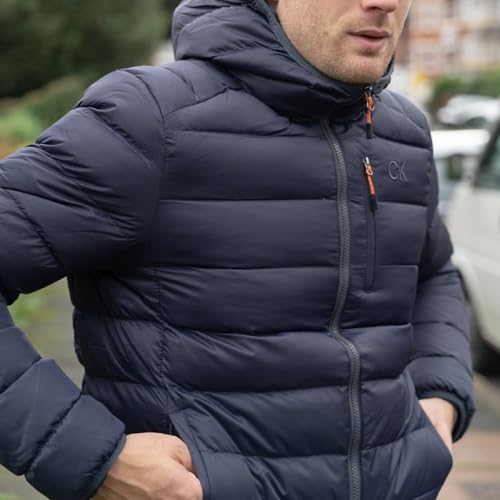 Calvin Klein Mens San Gabriel Padded Jacket - Navy/Navy - Xl - 8