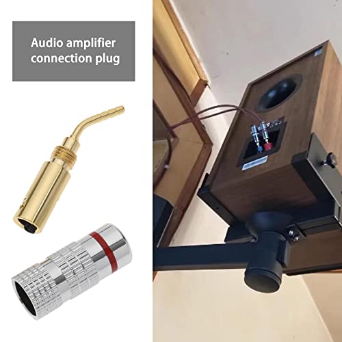 Enchufe de plátano Create idea para cable de altavoz, conectores de aluminio con acabado preciso 3