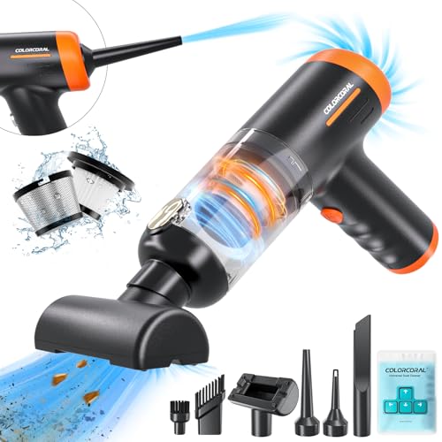 ColorCoral Cordless Handheld Vacuum 16000Pa 4-in-1