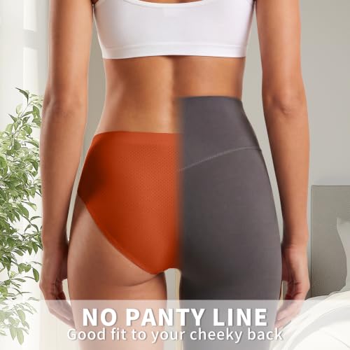 Image of Womens Breathable Seamless Thong Panties No Show thongs Workout Thongs Women Comfortable Thong Underwear Sexy 6 Pack