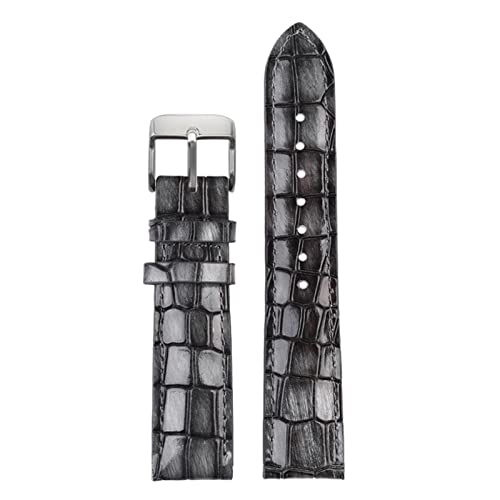 Bracelet de montre 22mm en cuir crocodile pour remplacer un bracelet usé