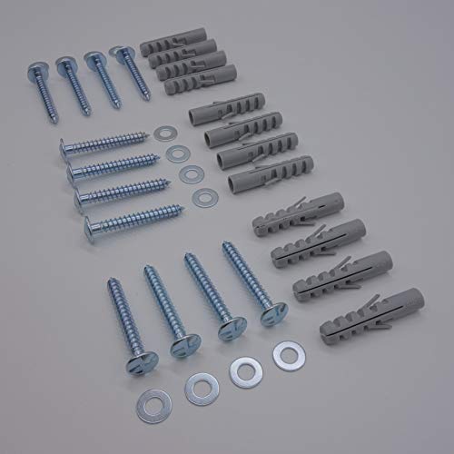 Einwegschrauben Sicherheitsschrauben Schrauben für Sicherungsstangen-Halterung und Fenstergitter 12er Set