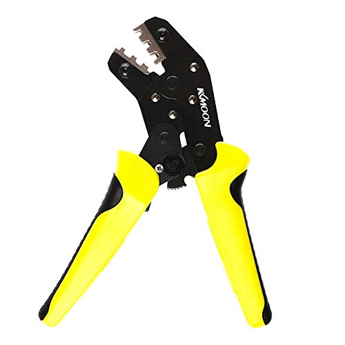 KKmoon JX-48B Crimping Tool for AWG26-16 Dupont Pins, High-Carbon Steel, Labor-Saving Grip Ratchet