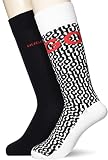 HUGO Herren 2p Alloverlogo Cc Herrensocken, White100, 39-42 EU