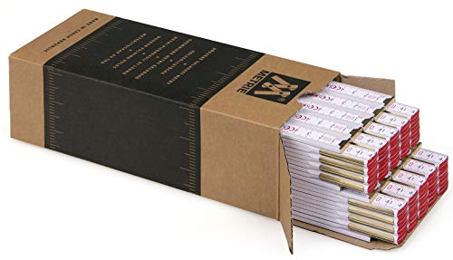 Metrie™ PERFEKT 10 Zollstock/Zollstöcke - Gliedermaßstab | Maßstab - 2m - Weiß - Duplex Teilung, Hergestellt in der EU - 10 stück