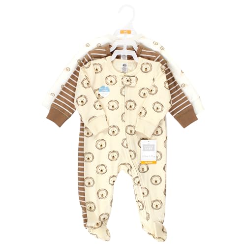 Image of Hudson Baby Baby Cotton Union Suit, 3 Pack