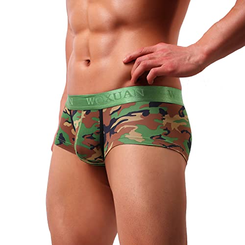 Men's Sexy Underwear Boxer Briefs Mesh Breathable Underpants4